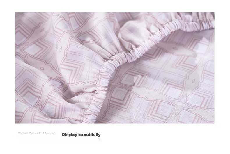 FUANNA Bedding Set, 100% Pure Cotton Duvet Cover, All-Cotton Fitted Sheet with Printed Pattern, Double Size, 203*229cm 13