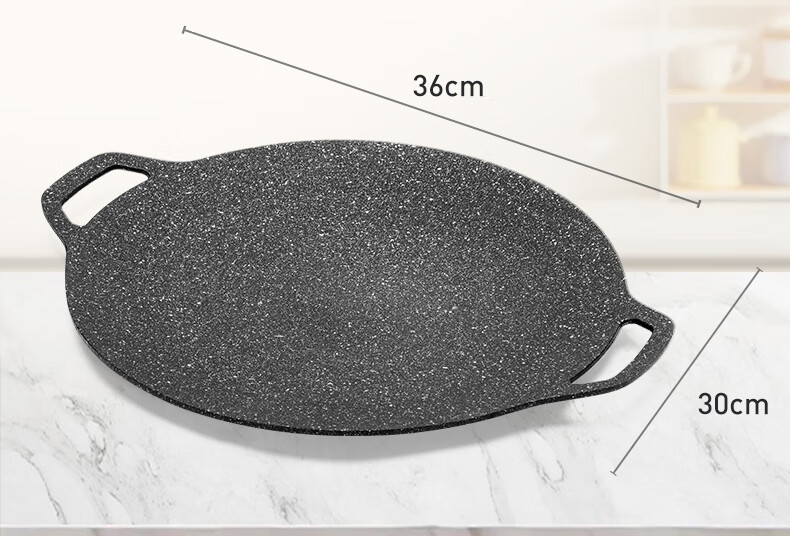 E-Rover Tea Brewing Tray, Grill Pan, Barbecue Plate, Korean-Style Grilled Meat Pan, Portable Stove Maifan Stone Grilling Pot 21