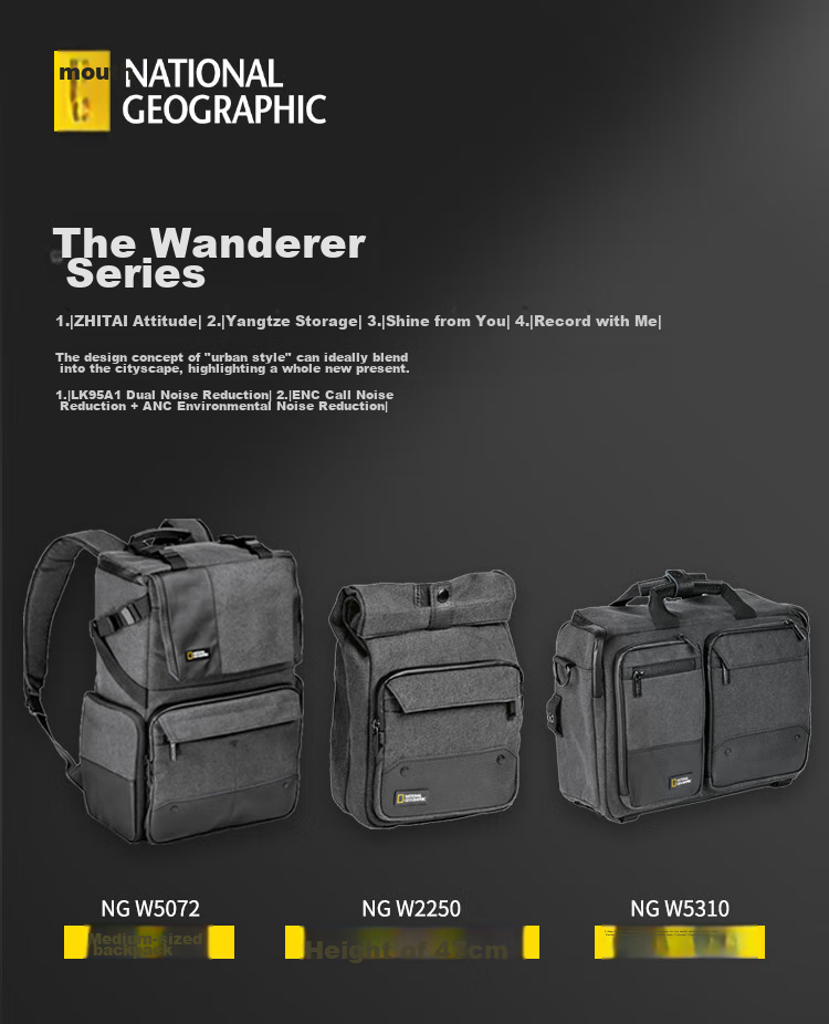 National Geographic Explorer Series NG W5072 Multifunctional DSLR, Photography, And Drone Backpack, Upgraded Version of 5071 1