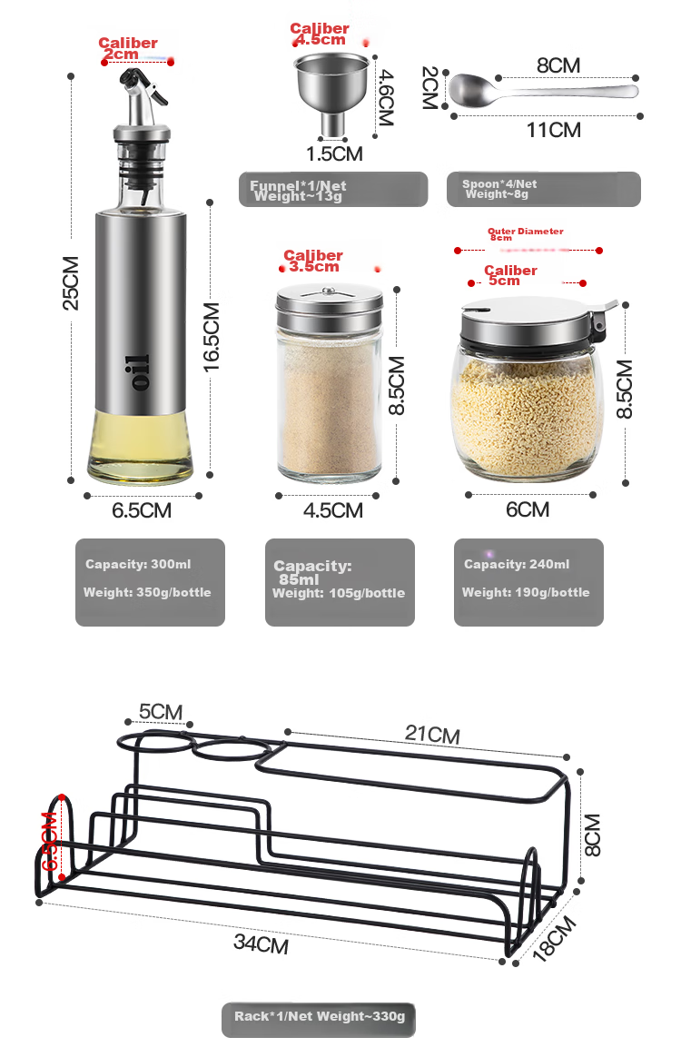MAXCOOK Glass Oil Dispenser with Automatic Opening And Closing, Leak-Proof Kitchen Home Oil Bottle Container 550ml MCPJ0507 14