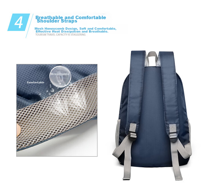 GOLF Fashion Backpack for Men And Women, Lightweight Travel Bag, Outdoor Folding Bag, Sports Bag, Student Schoolbag 9