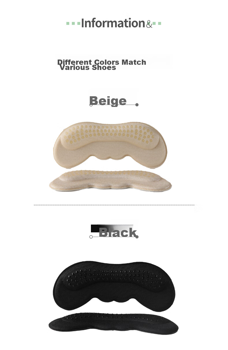 FOOTOPPO Heel Grips, Anti-Friction Pads for High Heels, Anti-Slip Pads for Men's Leather Shoes, Foot Pain Relief Pads, Shoe Size Reducer for Wome 12
