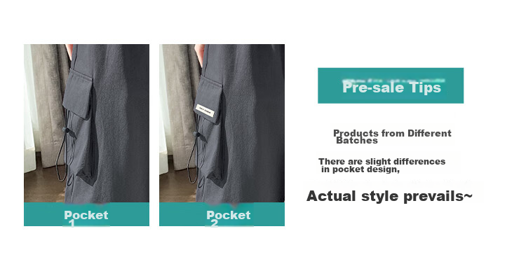 Halo Queen Women's Casual Pants, American-Style Breathable Loose Cargo Pants, High-Waisted Draping Parachute Pants H13KK2711 2