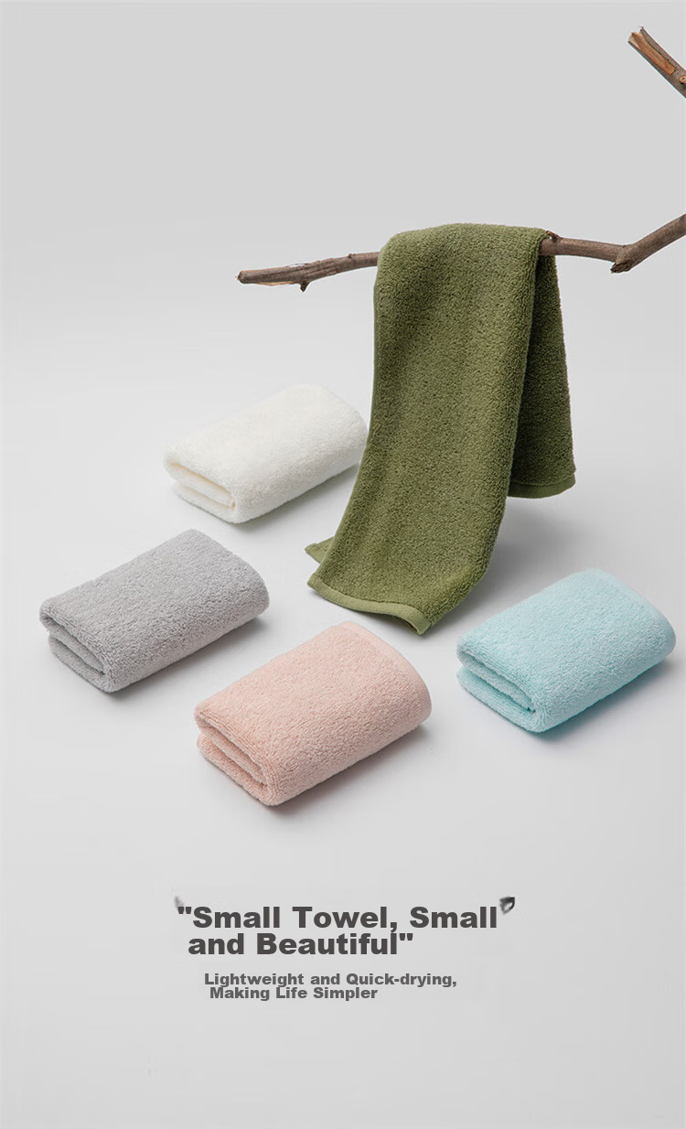 A-Life Children's Towels, Set of 5, Xinjiang Long-Staple Cotton, Soft Face And Bath Towels for Home Use, Absorbent Large Face Towels for Washing 5