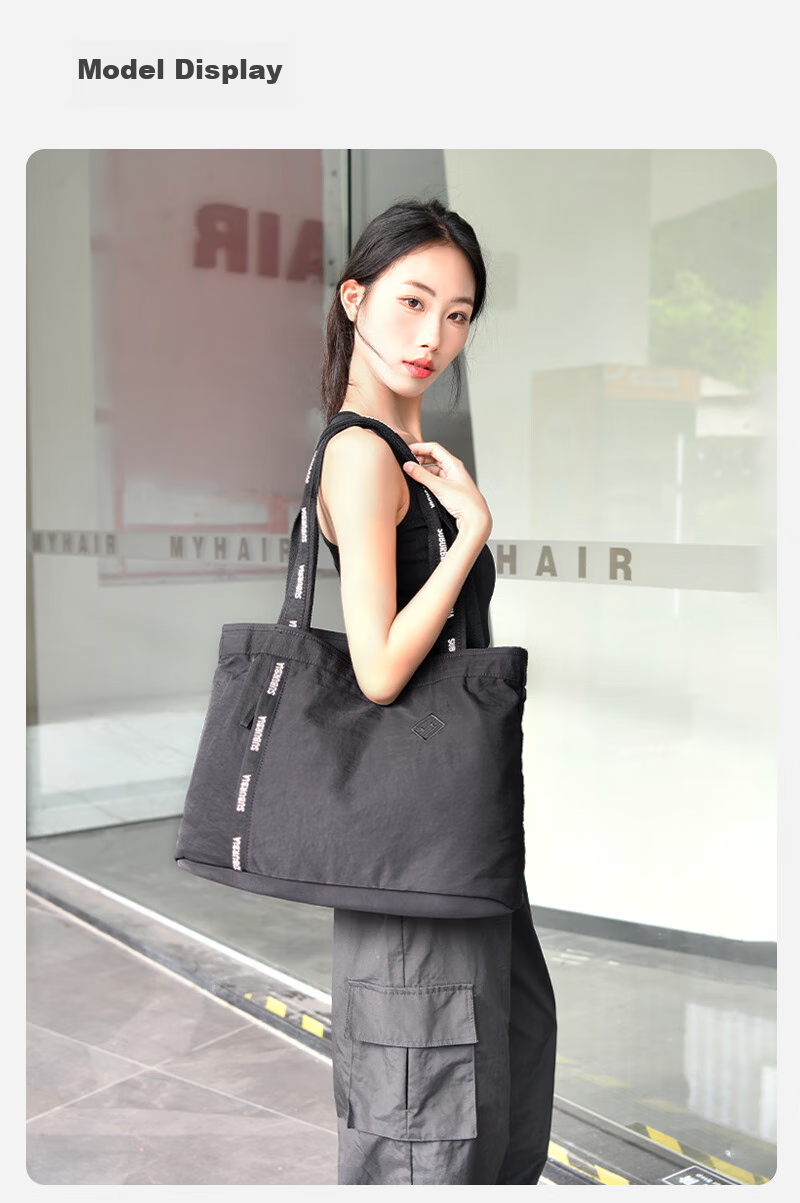 SUBURBIA Shibuya Dry-Wet Separation Fitness Bag, Shoulder Bag, Tote Bag for Women, Yoga Swimming Sports Bag, Lotus Pink 8