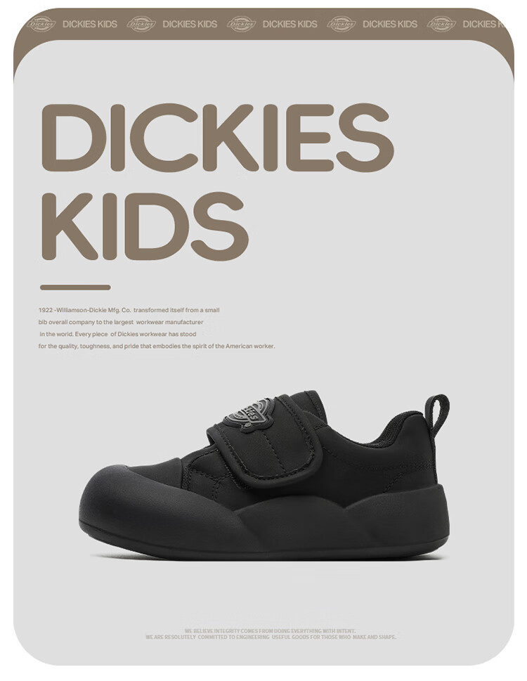 Dickies Children's Shoes Spring And Autumn Travel Shoes, Girls' Running Shoes, Student Casual Shoes, Kids' Sneakers, Soft-Soled Lightweight Trendy Shoes 1