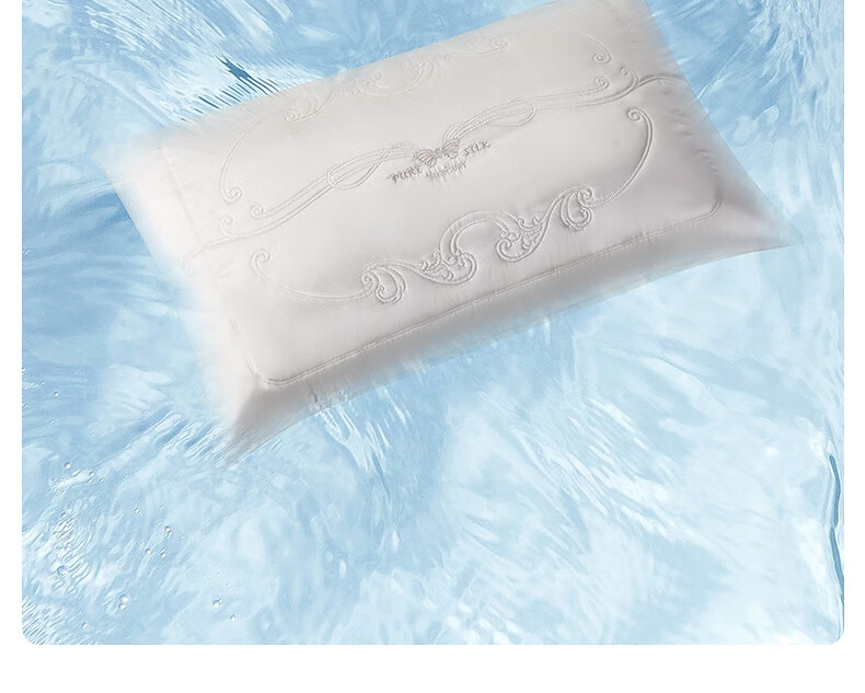 Mercury Home Textiles Silk Pillow PRO Cervical Spine Neck Protection Slow Rebound Memory Foam Class A Pillow Core Household Single 74*48cm 17