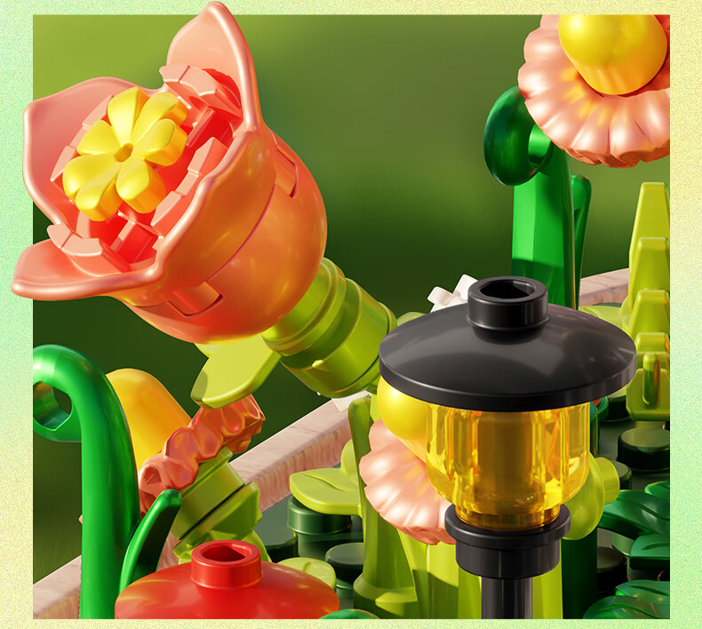 Feimi (Femibox) Compatible with LEGO Children's Building Blocks Toy, Birthday Gift for Boys And Girls, Fuyu Building Block Vase S2261 5