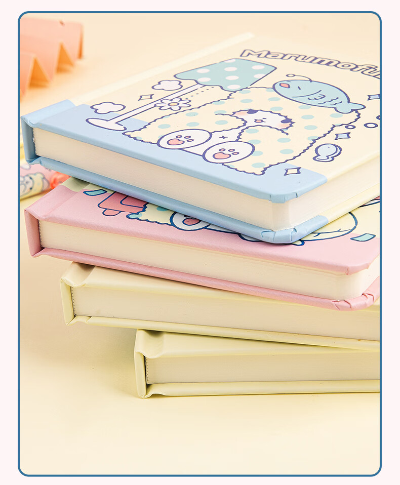 GuangBo X Sanrio Plush Bear Series Square Pocket Notebook, Journal, Diary, 98*98mm/80 Sheets Mixed Colors SL941017 7
