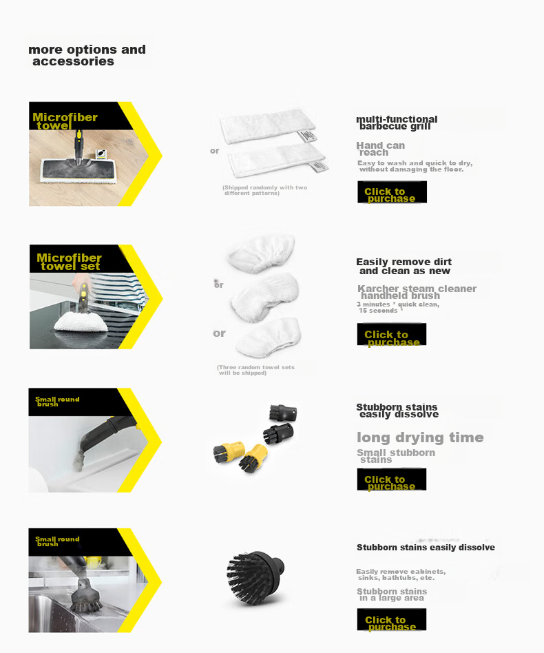 KARCHER German Steam Mop, Household High-Temperature Steam Cleaner, Kitchen Range Hood And Whole-House Cleaning Machine, Floor Washer with Temperature Display, Sterilization And Dust Mite Removal SC5D 20