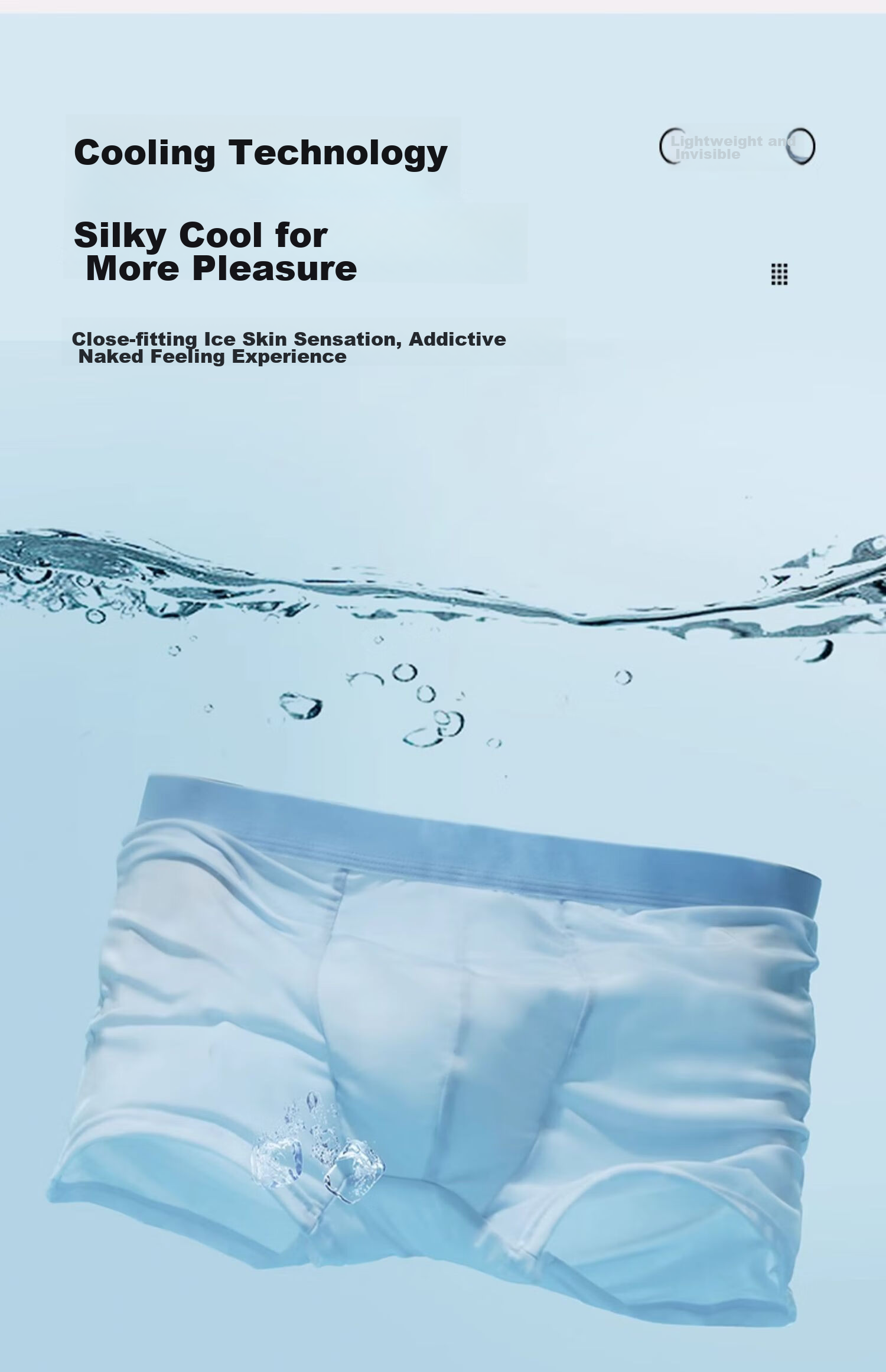 Dr. Chu Disposable Men's Ice Silk Seamless Sterilized Boxer Shorts Large Size Breathable Travel Wash-Free Daily Portable 8