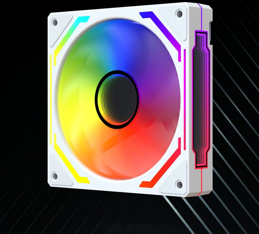 GALAX Dream Mirror PRO 2nd Gen 12cm Case Fan White Reverse (ARGB Sync/PWM Smart Control/Silicone Dampers/Low Noise/Chainable) 18
