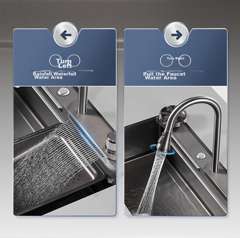 HEGII Kitchen Faucet, 913 Sink Hot And Cold Faucet HMF960-412 (Accessory, Not Sold Separately) 5
