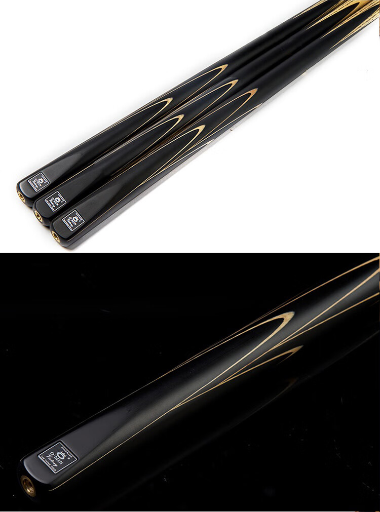 Aomi New Champion Pool Cue, Snooker Black Eight Small Tip, Black Eight Chinese Eight-Ball Medium Tip, Billiard Cue, 16 Colors All-Round Cue, 9.5 7