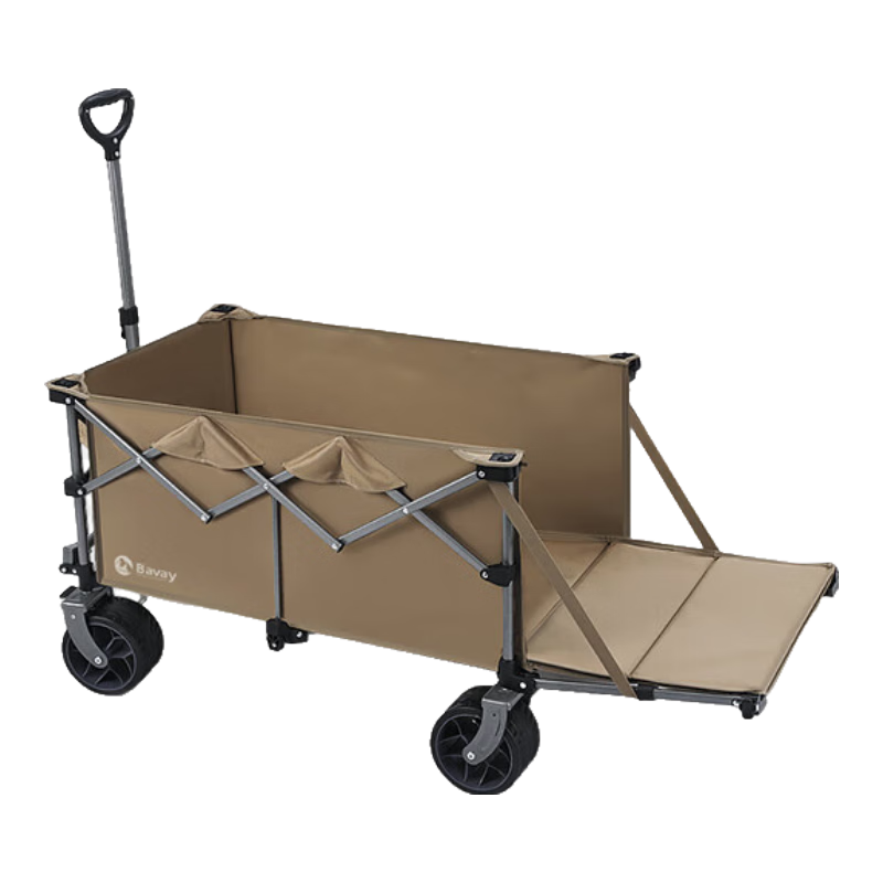 Beihuan BAVAY Camping Stroller for Kids, Pet Cart, Grocery Shopping Trolley, Dog Carrier, Reclining S02 Brow