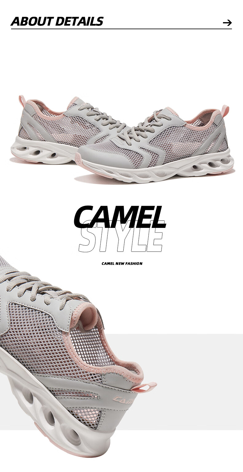 CAMEL Sports Shoes for Men, Summer New Style Mesh Breathable Soft-Soled Shock-Absorbing Lightweight Non-Slip Casual Running Shoes for Elderly 6
