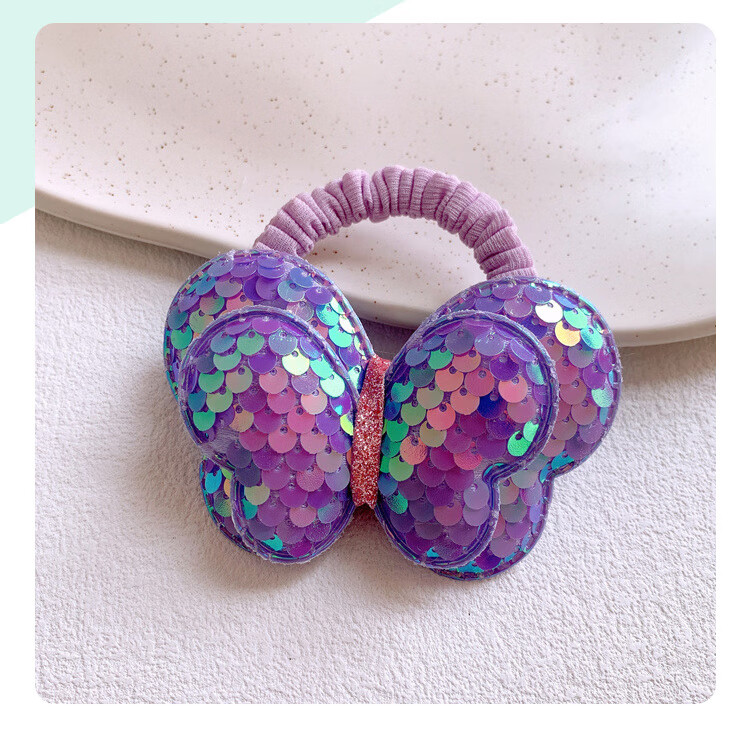CHIMERA 4-Piece Children's Hair Ties, Bun Maker, High Ponytail Holder, Non-Damaging Hair Bands, Girls' Mid-Autumn Festival Gift 27
