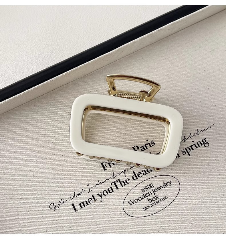 Xiangwan Hair Clip, Medium-Sized High-Quality Hair Clip for Women, Elegant And Stylish Hair Clip for Back of Head, Half-Up Shark Clip Hair Accessory 5