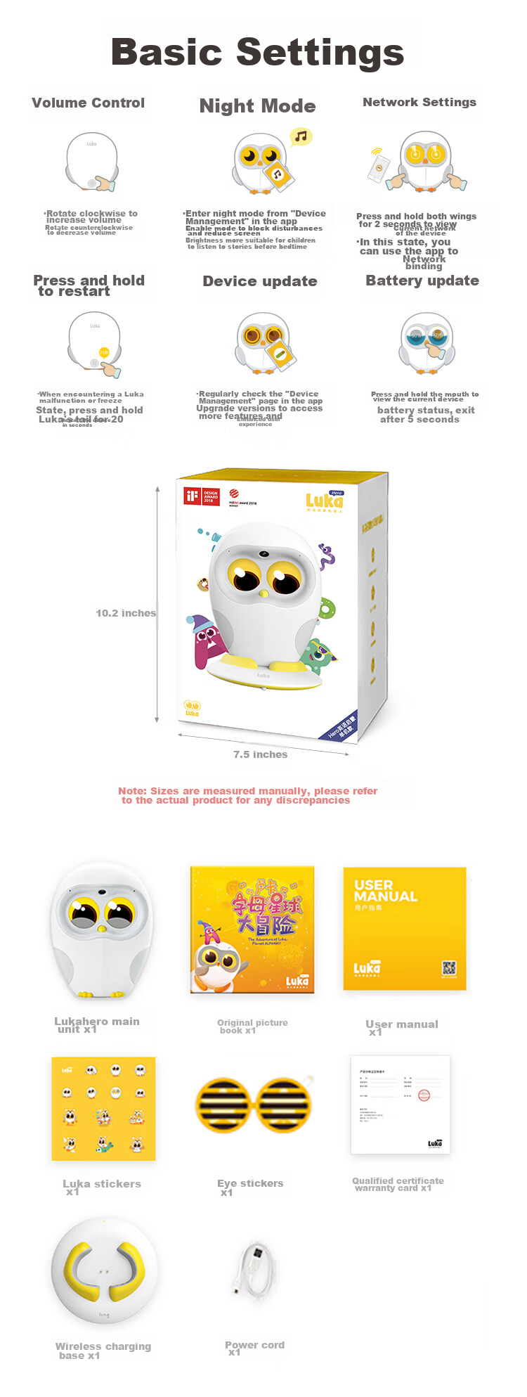 Ling Luka Hero Picture Book Reading Robot, JINGDONG JoyInside Companion Robot, Children's English Bilingual Chinese And English for Ages 3-6 Gift Box Set 17