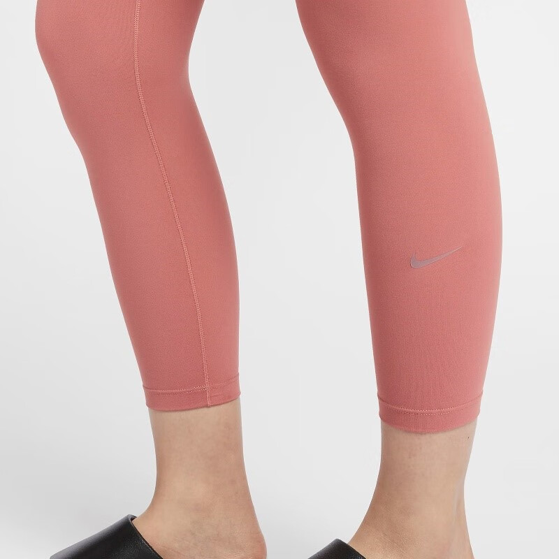 NIKE Women's Fitness Leggings, Spring And Autumn Tight Yoga Pants, Stretchy And Form-Fitting, FN3233-010, Black, Size S 13