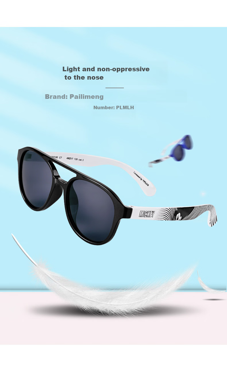 Disney Children's Sunglasses for Boys And Girls, Anti-Glare Sunglasses, Kids' UV Protection Glasses, Children's Christmas Gift 5