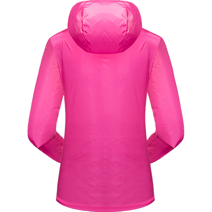 TECTOP Skin Windbreaker, Outdoor Couple Style Skin Windbreaker JL3010, Women's Rose Red Color, Size M
