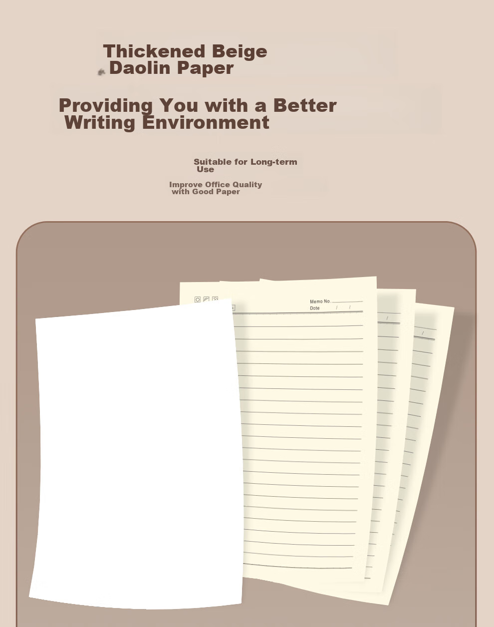 Jiaranheng [5-Pack] Business Notebooks A4 Lambskin Cover Large Notebooks Customizable Journal Diary Office Work Log Stationery Meeting Minutes Book 6
