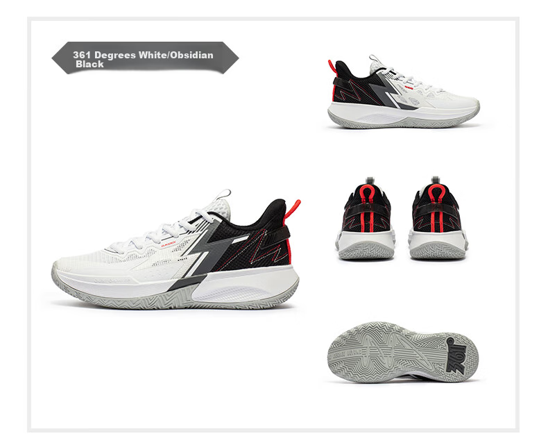 361° Basketball Shoes, BIG3 Team Spring And Summer Youth Professional Low-Top Sneakers, Men's Style 672331109-1 58