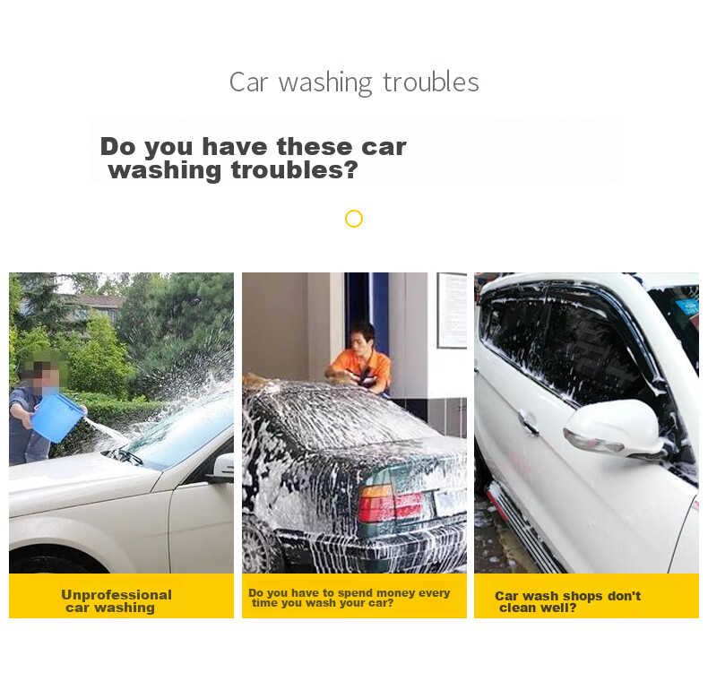 Xiangdaxia Car Wash Spray Gun, High-Pressure Water Gun, Hose, Flexible Hose, Watering Gun, Extendable Adjustable Hose, 22 Meters 4