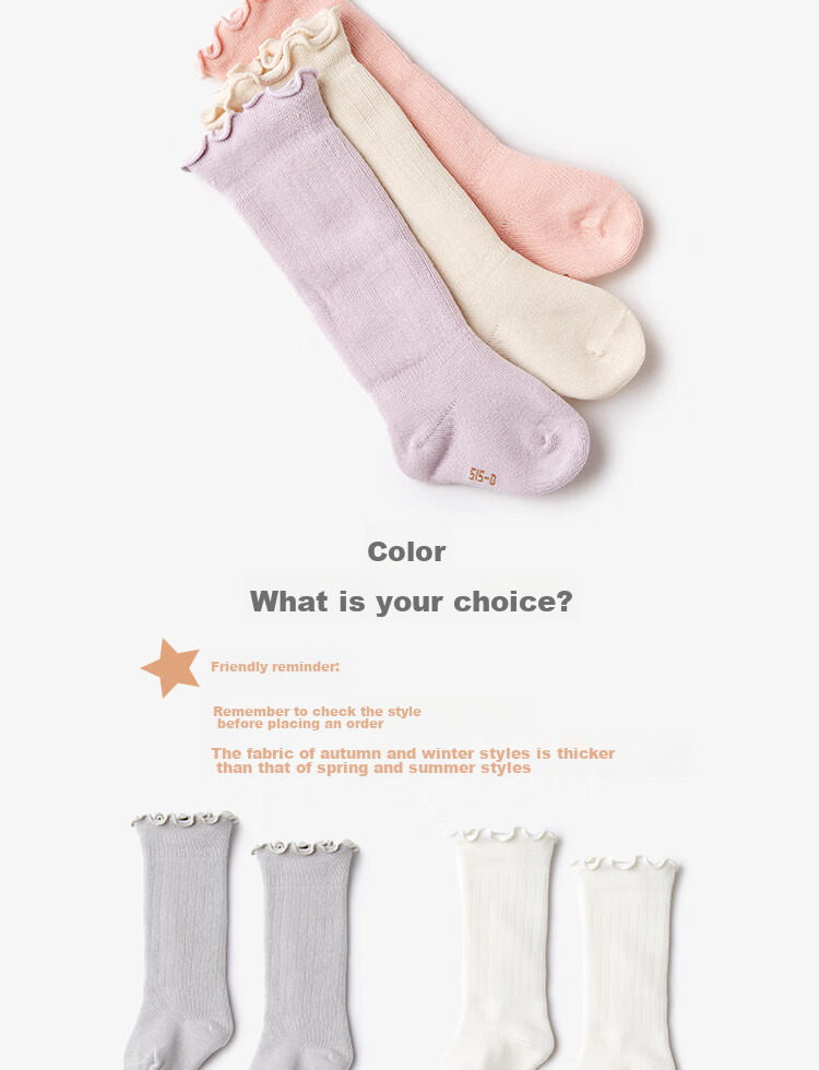 Niduoxiong Baby Socks, Spring And Summer Mesh Cotton Socks, Children's Socks, Thin Summer Style, Over-Knee Socks for Infants, 6-12 Months 9