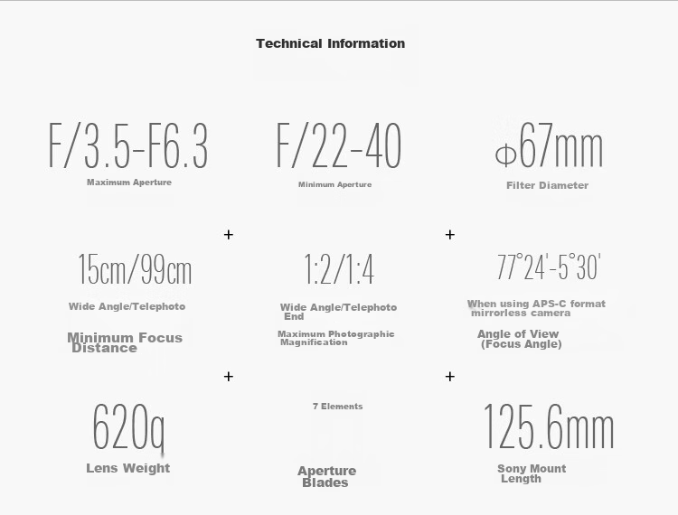Tamron B061S 18-300mm F/3.5-6.3 Di III-A VC VXD Image Stabilization Telephoto Zoom Lens for Mirrorless Cameras (Sony APS-C E-Mount) 17