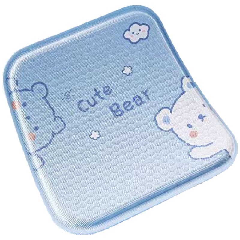 Fanyejia Gel Seat Cushion, Office Chair Pad, Cartoon Silicone Cushion for Long Sitting, Comfortable And Breathable for Students' Classroom, Car Seat Cushio