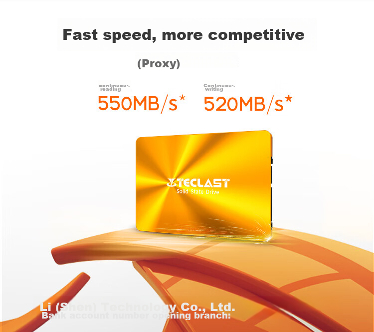 TECLAST 1TB SSD Solid State Drive SATA 3.0 Interface Aurora Series High-Speed Read And Write Upgrade for Computers 2