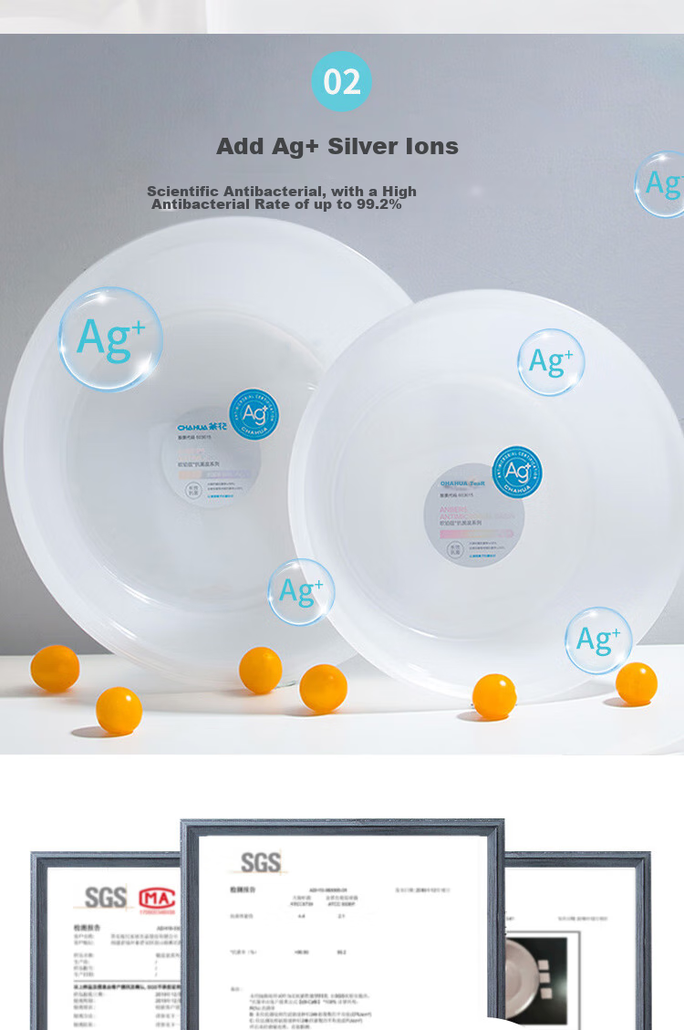 CHAHUA Antibacterial Washbasin, 26.5cm, 1 Piece, Plastic Basin, for Babies And Children, Universal Basin for Washing Clothes And Underwear, Round Basi 2