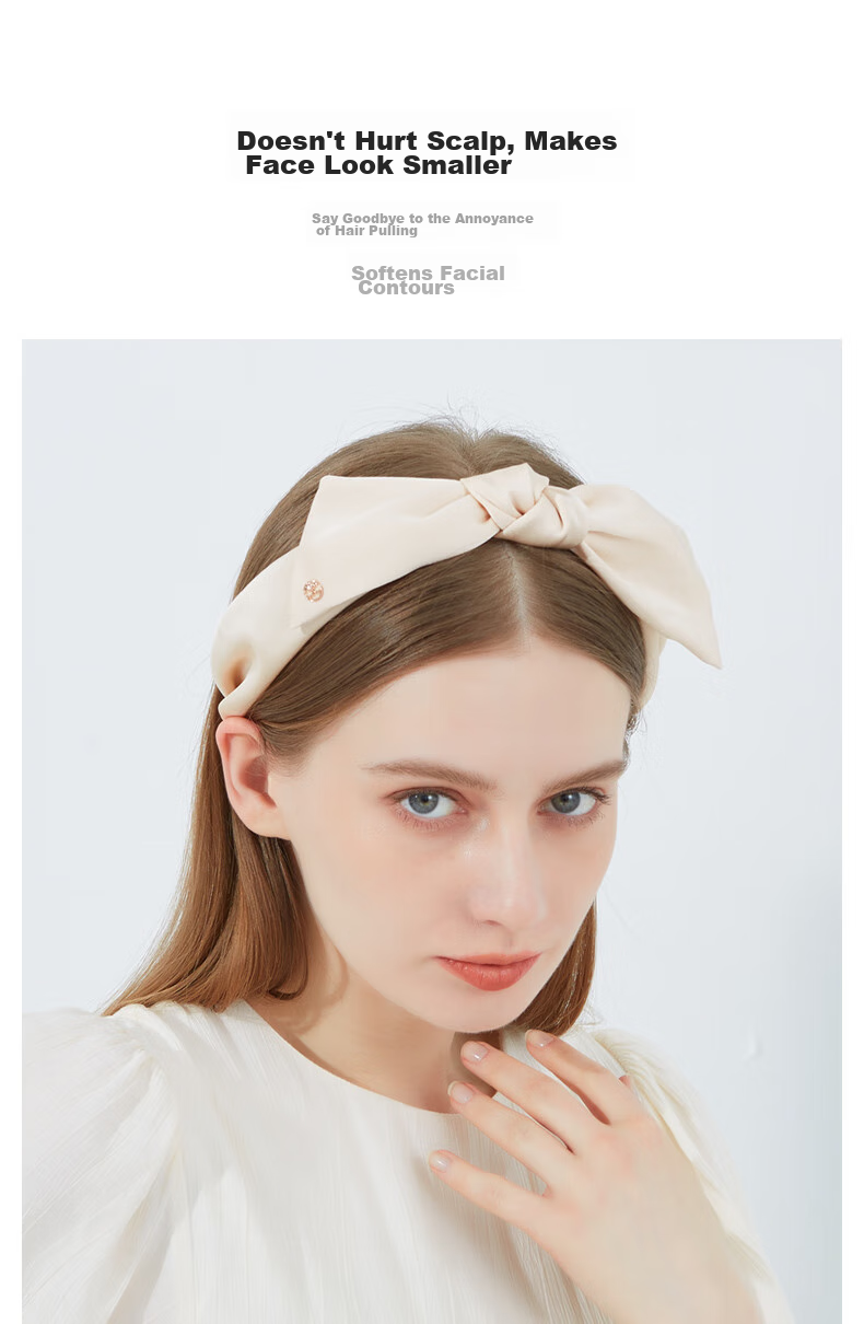 ELLE Playful And Cute Headband with New Bow Design, Elegant And Luxurious Feel, Mid-Autumn Festival Gift for Girlfriend 6