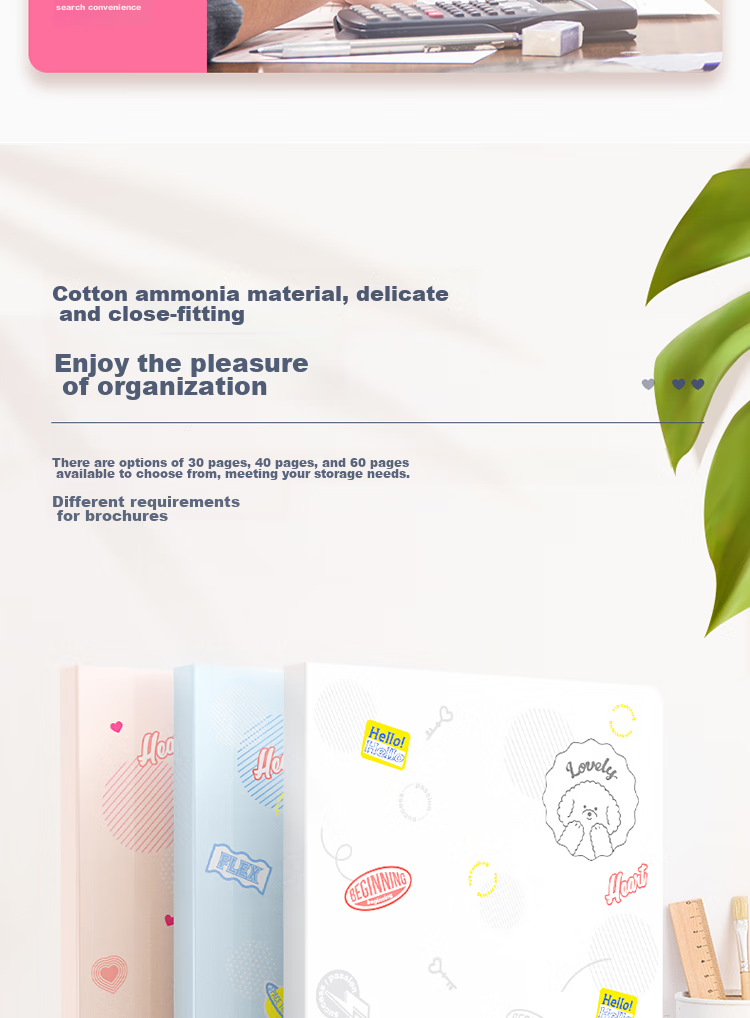 Deli A4/40-Page Document Folder, Stylish Style, Student Exam Paper Organizer, File Protector, Cartoon Cute Design for Primary, Middle And High School, Random Color, 72494 6