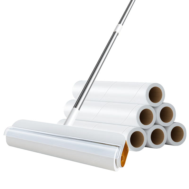 MARYYA Lint Roller with Felt Pad, Clothes And Cat Hair Remover, Long Handle Lint Remover, 24cm with 420 Sheets