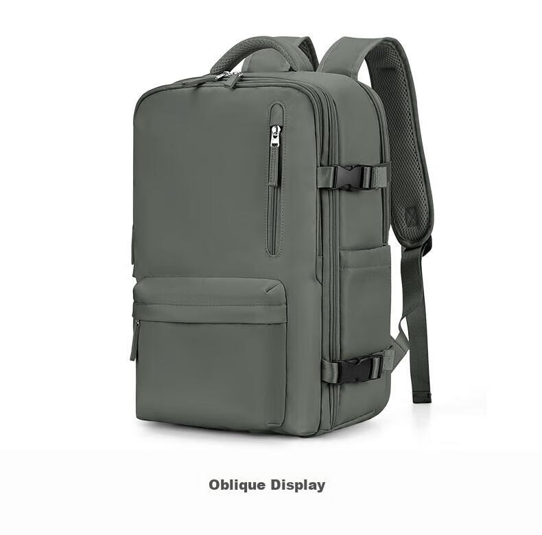 Landcase Backpack, Travel Bag for Women, Large Capacity, Shoulder Bag, Business Trip Bag, Laptop Bag for Men, 5162 Dark Green, Large Size 11