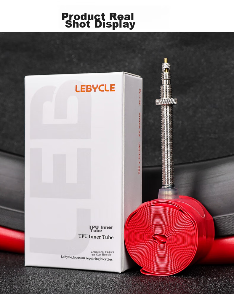 LEBYCLE TPU Road Bike Inner Tube, Ultra-Light Road Bicycle Inner Tube, 700x25c28c23c Tire, GRAVEL Lightweight 6