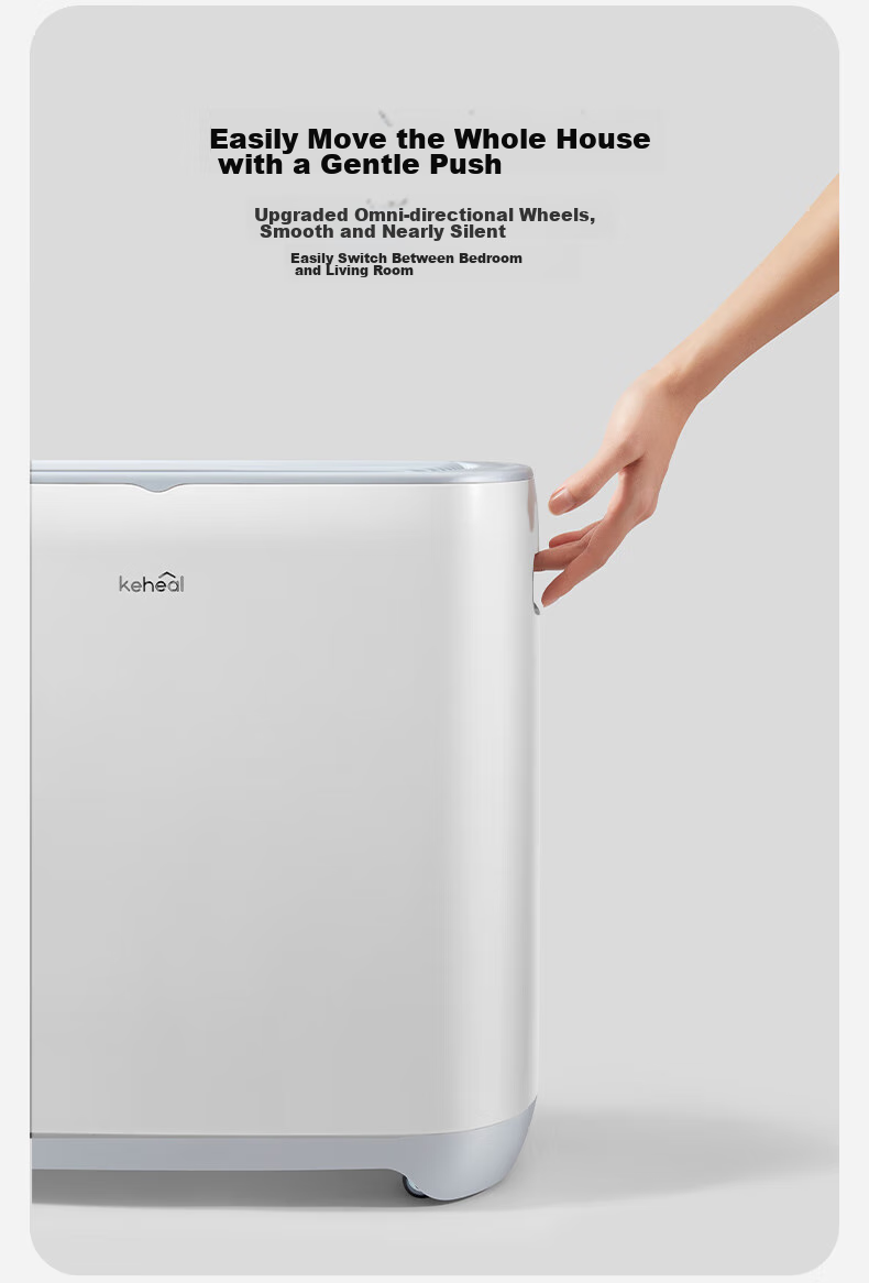 KEHEAL Mist-Free Humidifier And Purifier All-In Machine for Bedroom, Home Living Room, Office, Floor-Standing Large Capacity 1000mL/h Air Conditioner Humidifier for Mother And Baby W2-L 26