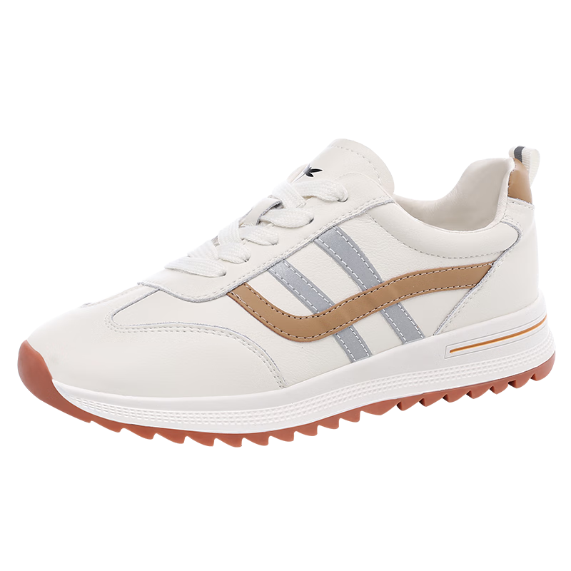 Red Dragonfly Women's Casual Leather White Retro Autumn Winter Sneakers Ins Trendy Sports Shoes C0TTN06172