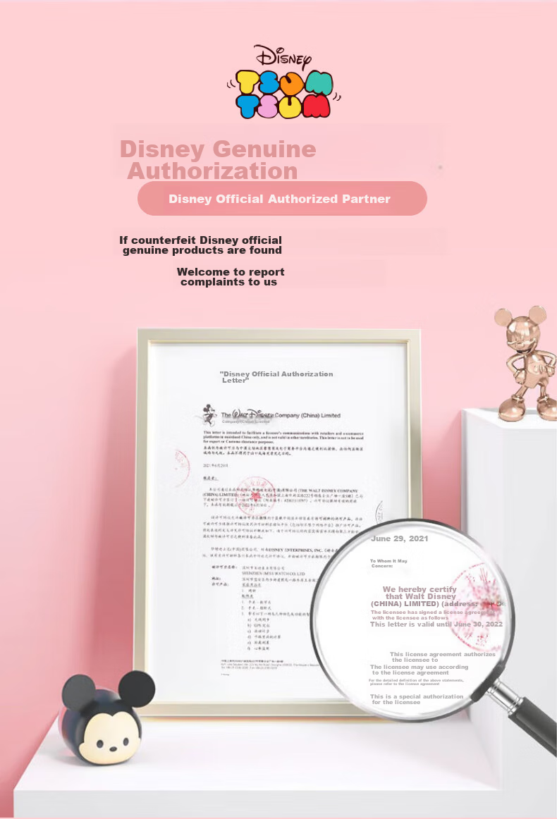 Disney X Song Song Collaboration Wristwatch for Middle And High School Students, Children's Exam-Specific Electronic Watch, Women's Silent Waterproof Quartz Watch 6