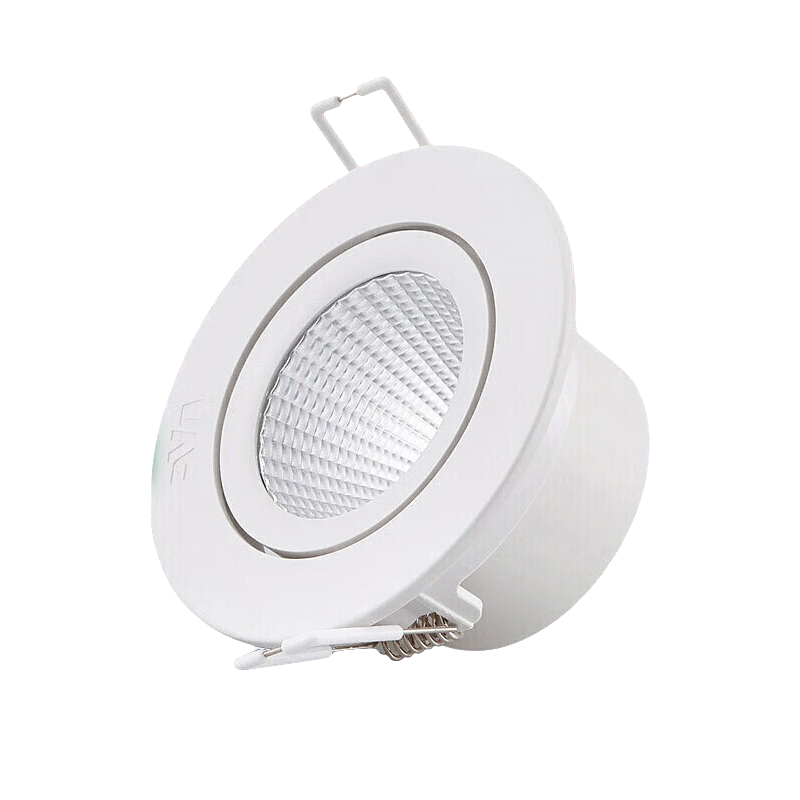 NVC LED Spotlight, Recessed High Brightness Anti-Glare Light Fixture for Home Use, Renovation Subsidy, 7W Semi-Frosted White, Cut-Out Diameter 9.5-10cm