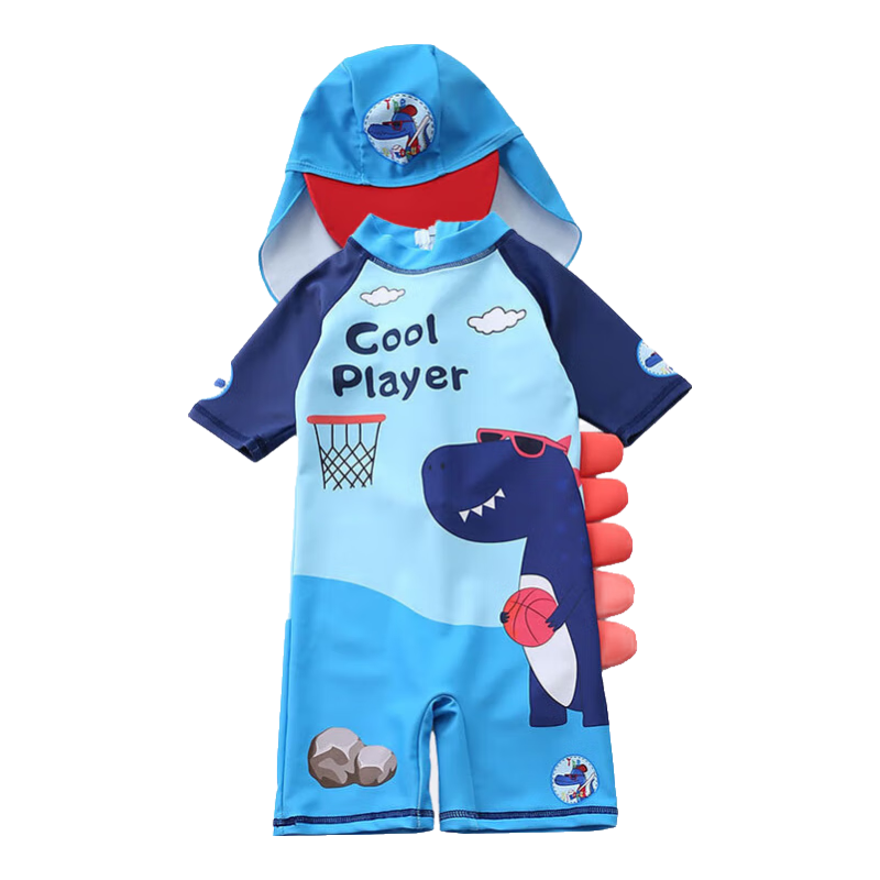 Yuke Children's One-Piece Swimsuit for Boys, Cute Swimwear for Toddlers And Young Boys, Baby Boy Swimming Suit