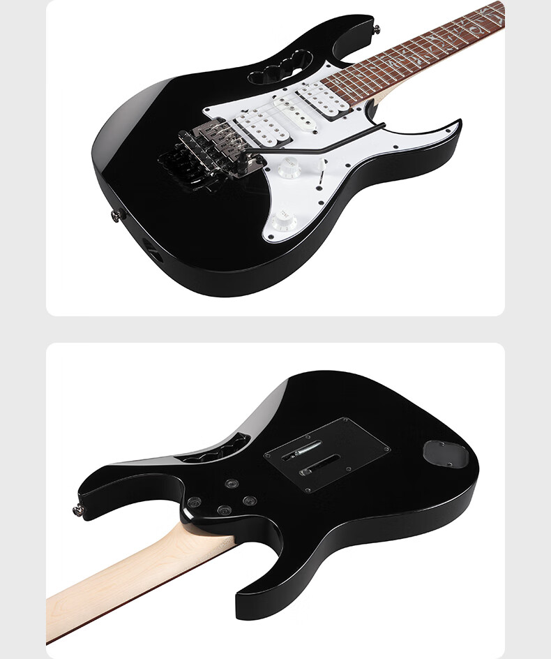 IBANEZ JEM77P Electric Guitar for Female Beginners, Blue Floral Pattern BFP, Video Lessons, Good Sound Quality, Back-To Seaso 3