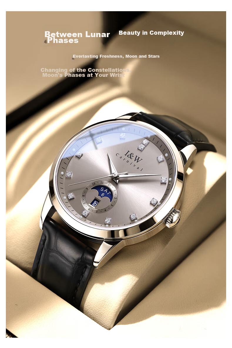 Aiwochi Swiss IW Watch, Men's Fully Automatic Mechanical Wristwatch, Official Authentic Product, 2026 New Model, Top Ten Brand 5