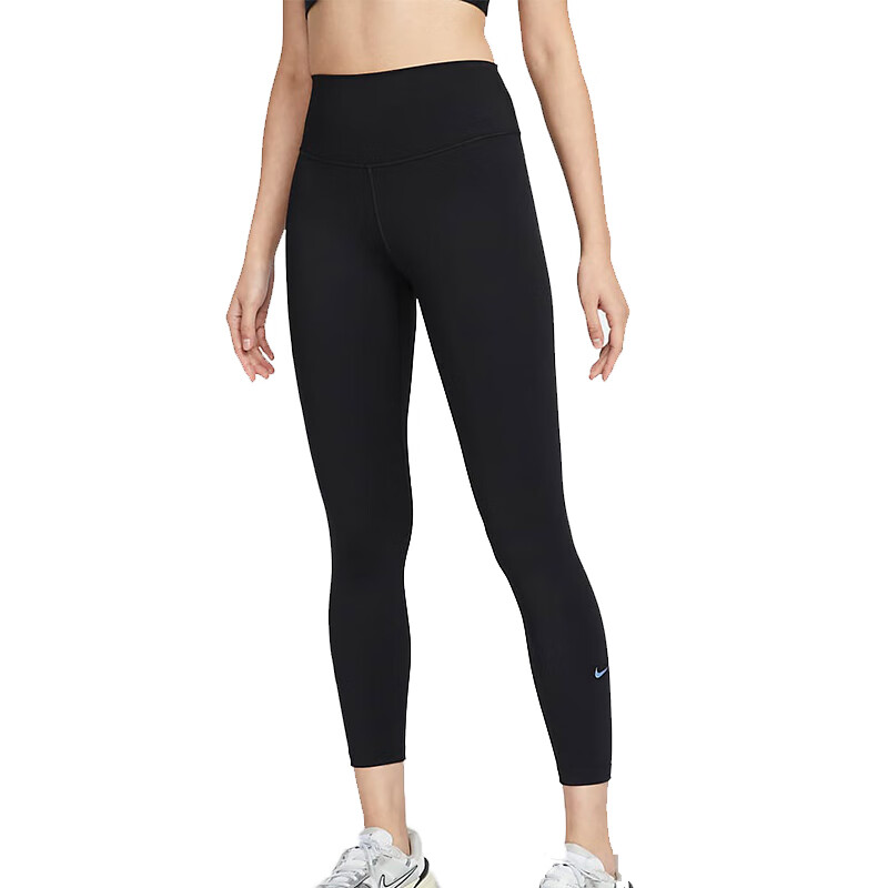 NIKE Women's Fitness Leggings, Spring And Autumn Tight Yoga Pants, Stretchy And Form-Fitting, FN3233-010, Black, Size S 2