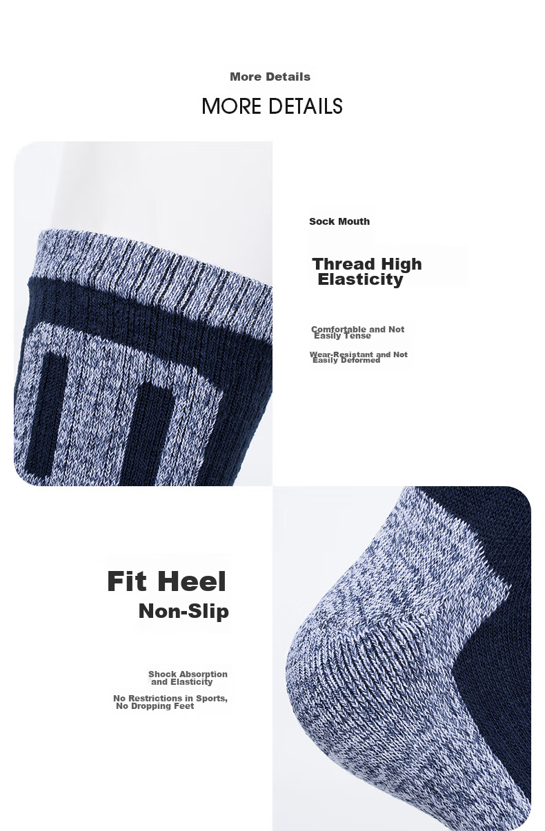 TFO Competition-Grade Outdoor Five-Toe Socks, Terry Socks, Hiking Sports Breathable Toe Socks 2202361 Men's Dark Gray 17