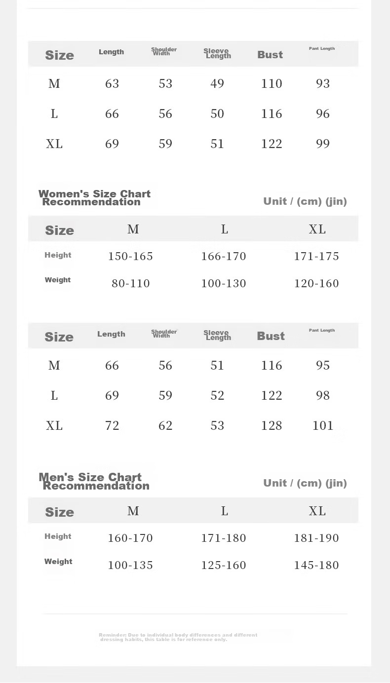 Shaqian Couple's Pajamas, Autumn And Winter Half-Fleece Women's Style, Thickened Warm Coral Fleece Men's Casual Home Wear Set 5