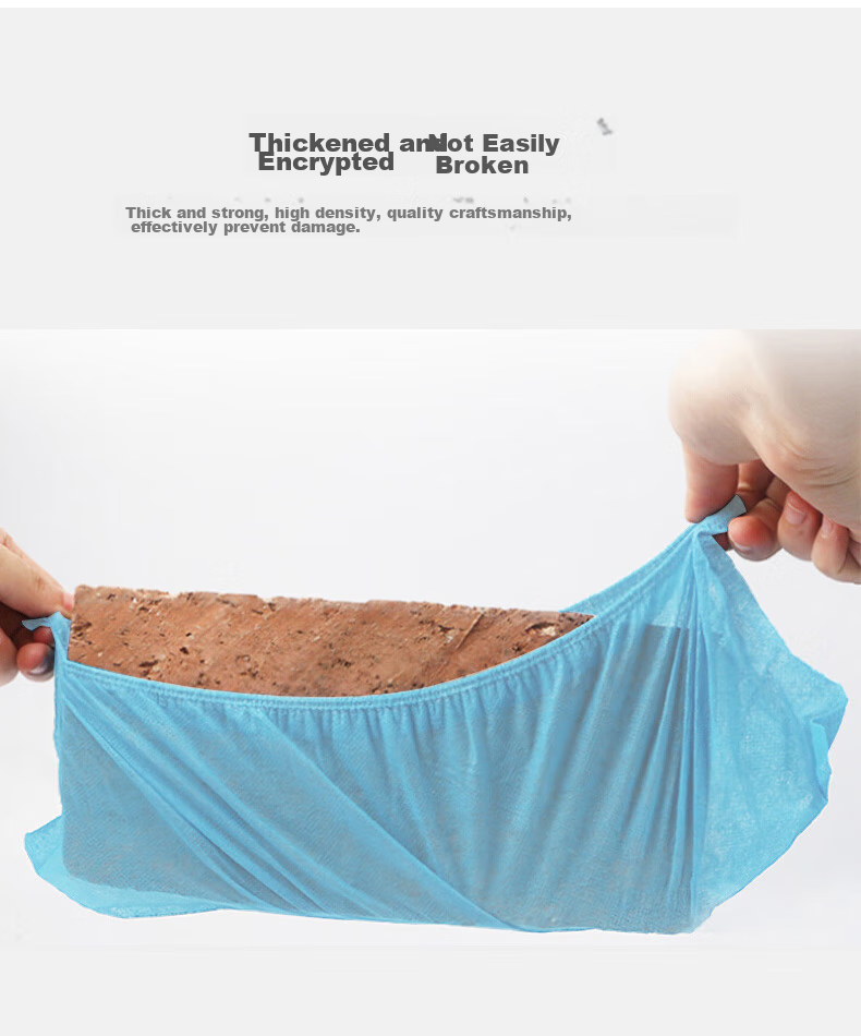 CHAHUA Disposable Thick Non-Woven Shoe Covers Large Size Reusable Non-Slip Foot Covers for Home And Computer Room Use, 48 Pieces 3